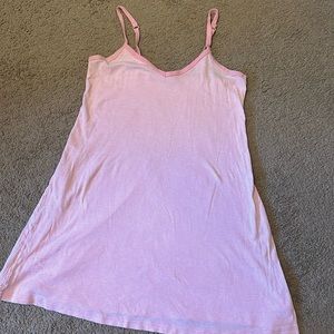 Vintage PINK VS Pink & White Striped Nightgown